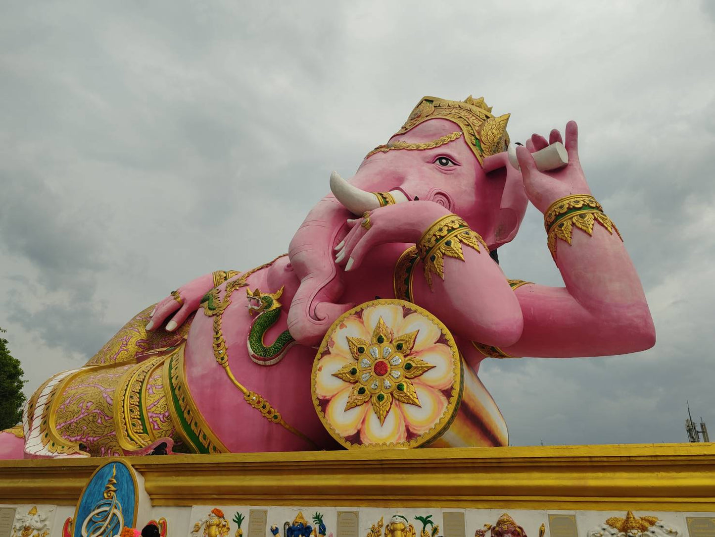 ✨HD009: One of Bangkok's must-see temple Wat Pak Nam and Giant reclining Ganesha temple ✨
