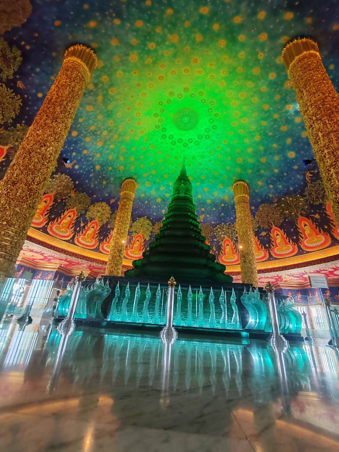 ✨HD009: One of Bangkok's must-see temple Wat Pak Nam and Giant reclining Ganesha temple ✨