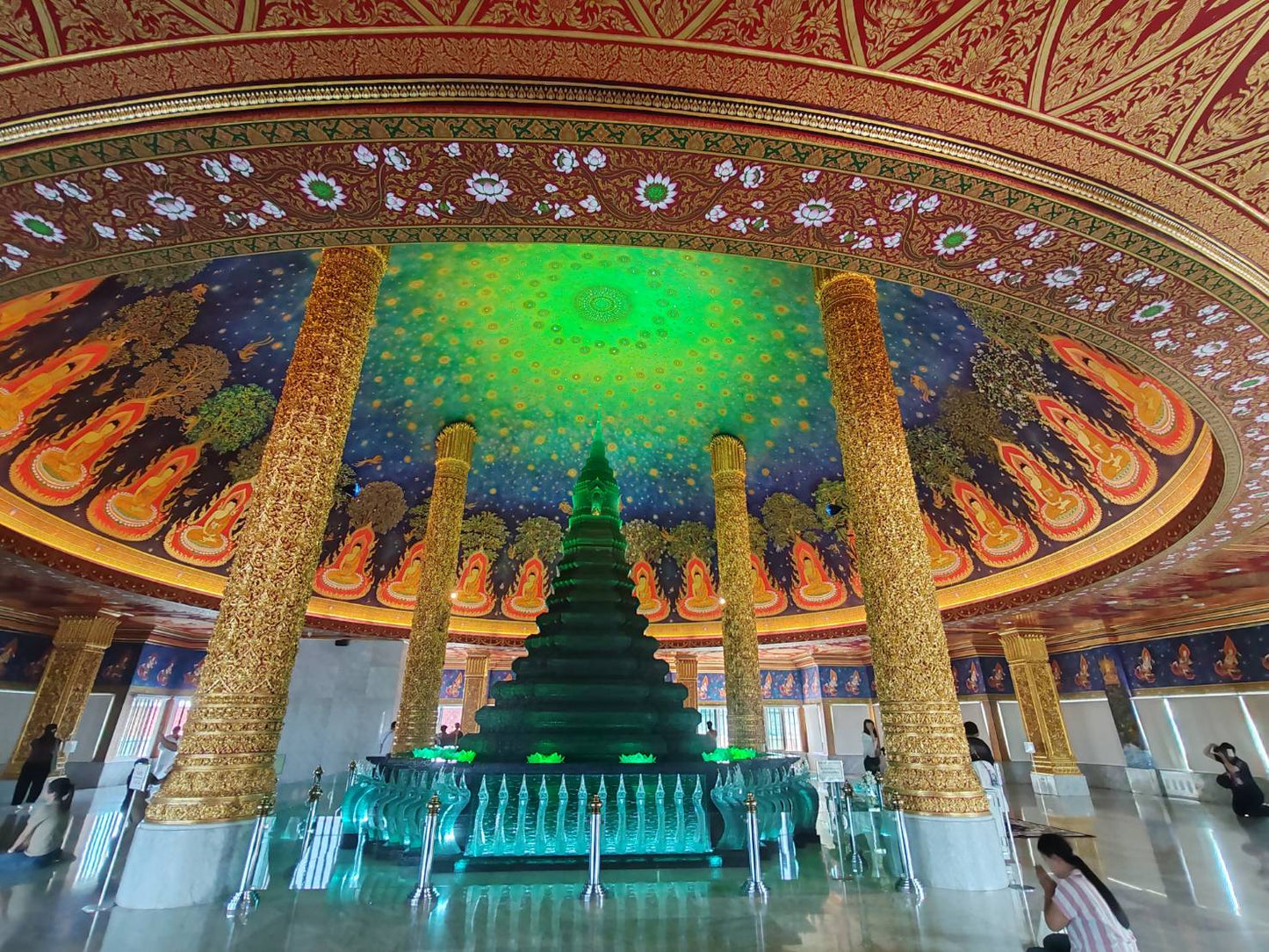 ✨HD009: One of Bangkok's must-see temple Wat Pak Nam and Giant reclining Ganesha temple ✨