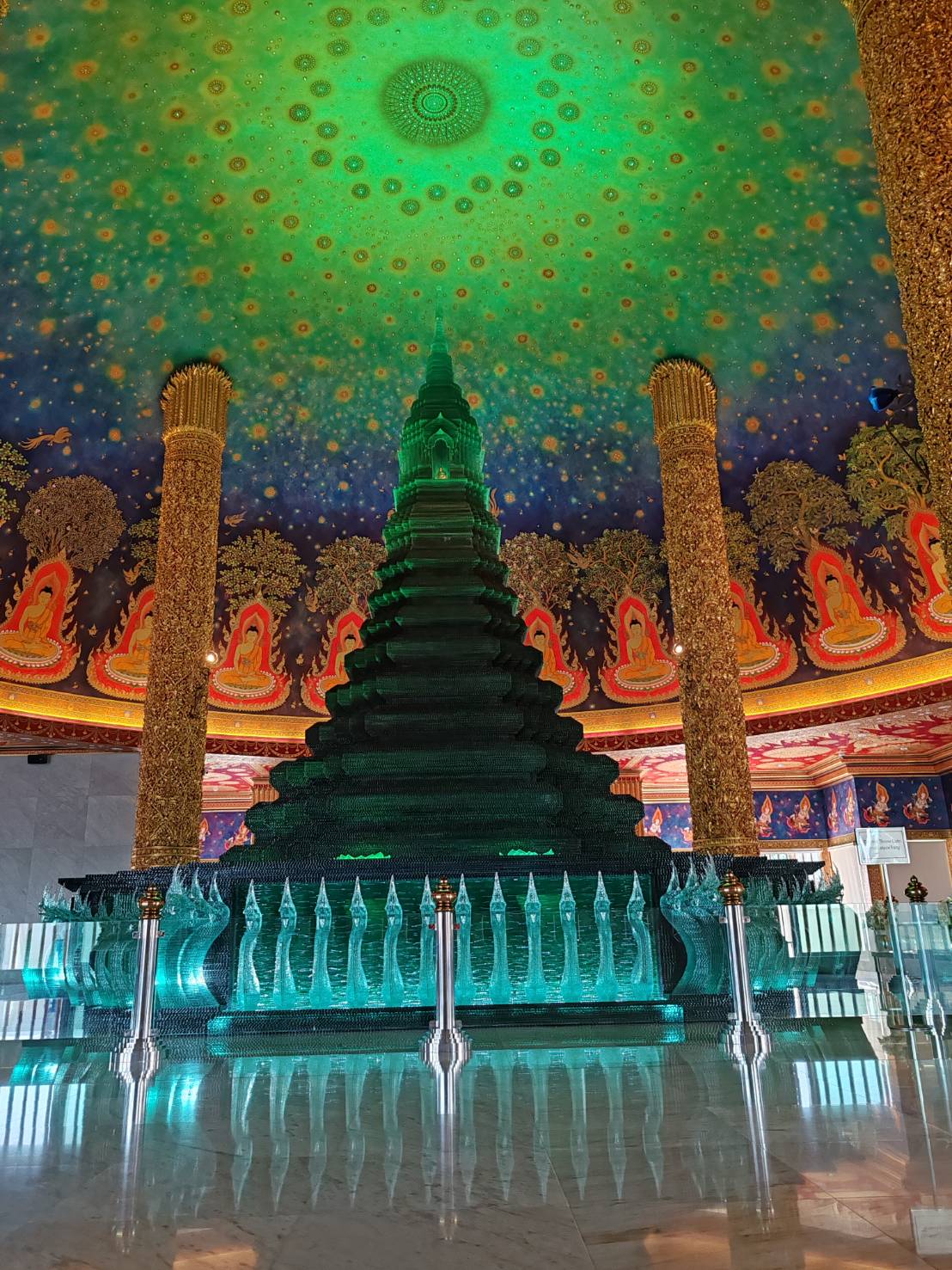 ✨HD009: One of Bangkok's must-see temple Wat Pak Nam and Giant reclining Ganesha temple ✨