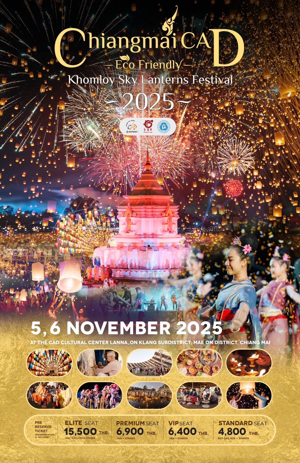 🌟Partecipa al festival più magico della Thailandia, prima che vada esaurito🌟